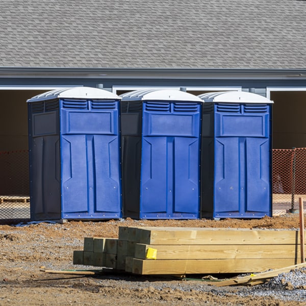 are there any restrictions on where i can place the portable toilets during my rental period in Kaiser Missouri